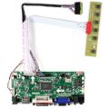 Yqwsyxl Control Board Monitor Kit for LP140WH1-TLC3 LP140WH1-TLC6 HDMI+DVI+VGA LCD LED screen Controller Board Driver. 