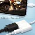 Lightning to HDMI Digital AV Adapter 1080P HD Video Sync Screen Connector Cable with Charging Port For 14 13 12. 