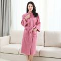 Japanese Style Kimono Pure Cotton Bathrobe Towel Material Loose Multi-Needle Double-Sided Terry Bathrobe Cotton Hotel Nightgown Absorbent. 