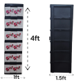 6 Pcs Plastic Drawer Cupboard Baby Storage Box Multi Color. 