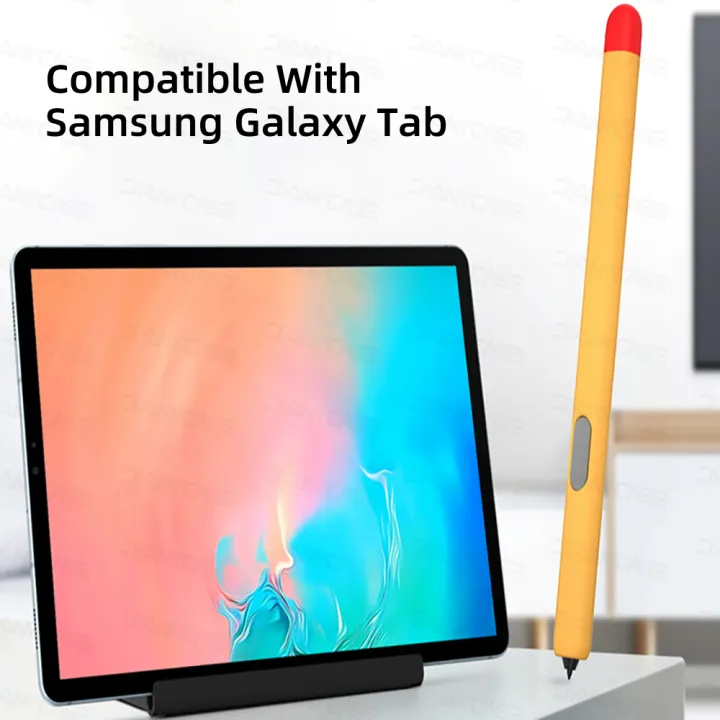Silicone%20Pencil%20Case%20For%20Samsung%20S%20Pen%20Tab%20S7%20FE%20S8%20Plus%20S9%20Ultra%20S6%20Lite%20Stylus%20Touch%20Pen%20Cover%20Non-slip%20Protection%20Sleeve%20Case%20-%20Image%205