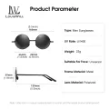 LouisWill Foldable Sunglasses Circular Men Women Polarized Glasses Chic Retro Sunglasses Photochromic Polarized Sunglasses Men Discoloration Eyewear Anti Glare UV400 Glasses Driving Goggles. 
