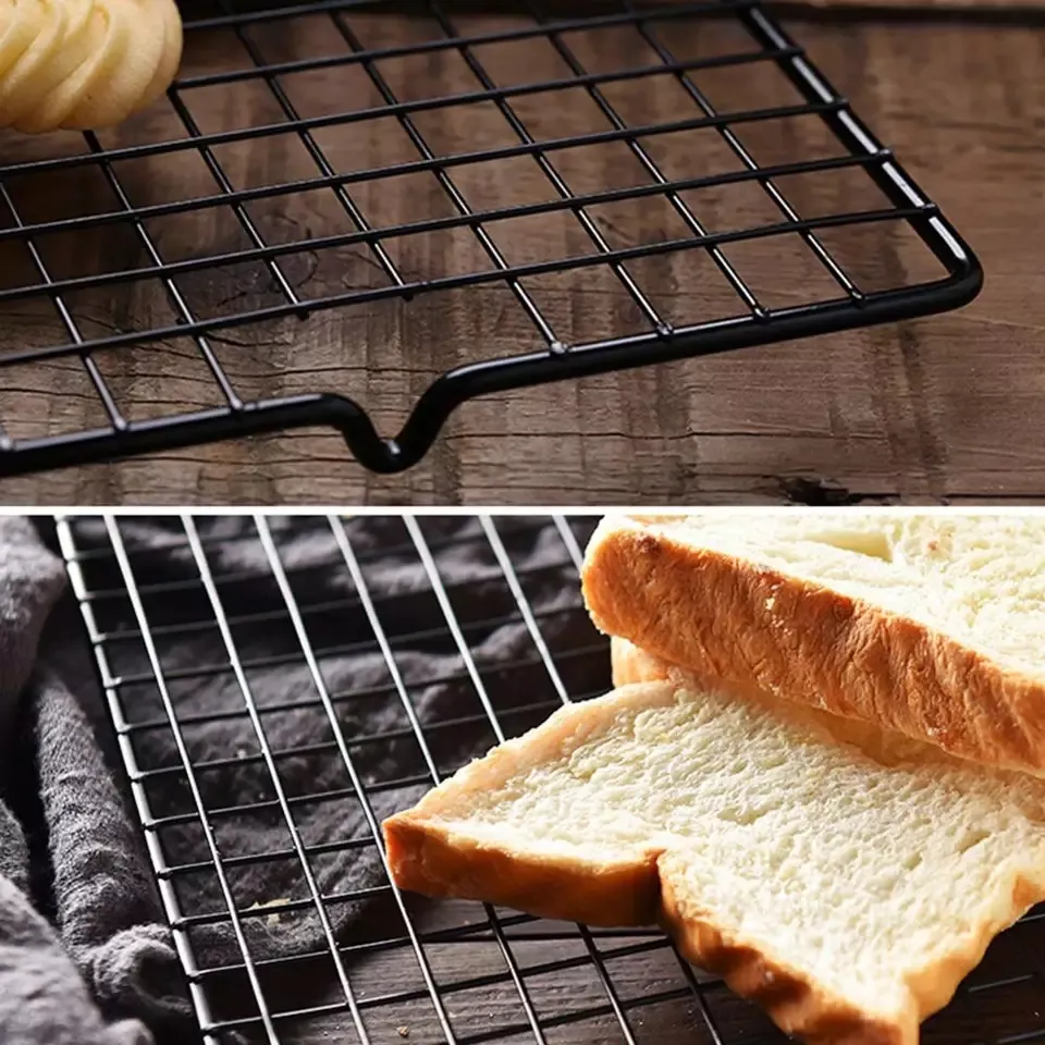 Cake Cooling Rack Carbon Steel Non stick Cooling Rack Cooling Grid