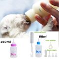 Pets Cat Milk Bottle Feeding Nipple Nursing Care Set Feeder Kit for Puppy Kitten Baby Squirrel Animal Pets Dogs Feeding Kit Feeding Bottle Pet Feeder Dog Bottle Feeder Set. 