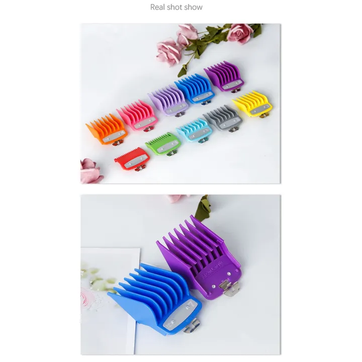 10PCS%20Clipper%20Guards%20for%20Wahl%20Clipper,%20Colored%20Hair%20Clipper%20Cutting%20Guides%20with%20Metal%20Clip%20From%201/16%20Inch%20to%201%20Inch%20-%20Image%204