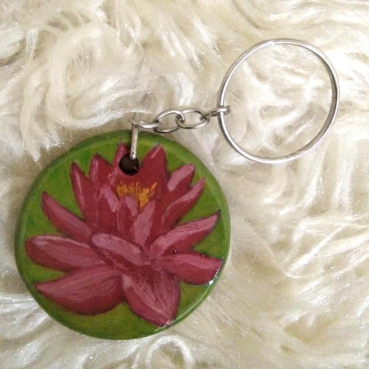 Flower Key Tags Wooden Key tag, Flower Key tag | Daraz.lk