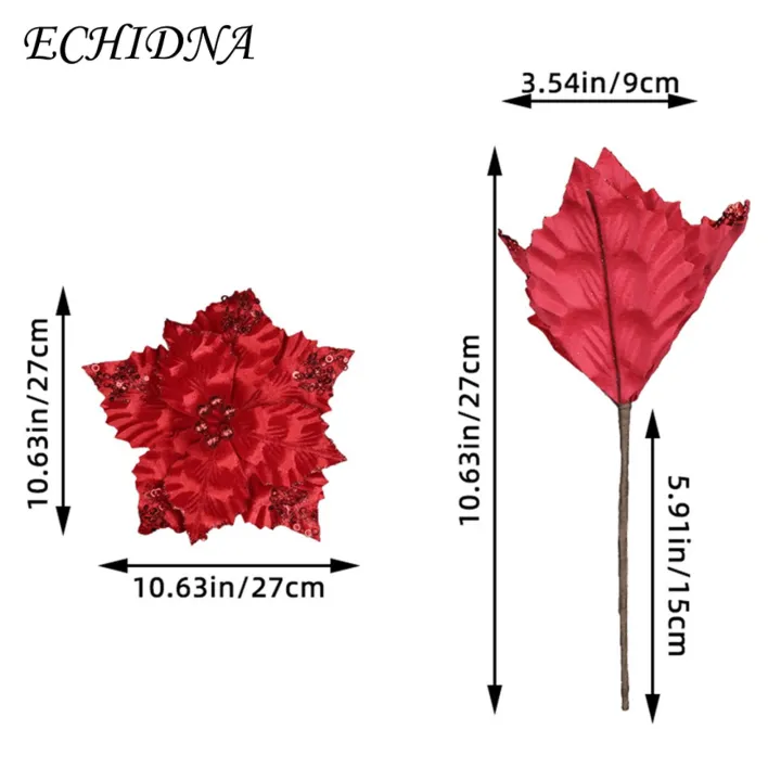 Durable%20Artificial%20Flowers%20for%20Christmas%20Sparkling%20Christmas%20Glitter%20Artificial%20Flower%20Red%20Golden%20White%20Holiday%20Decoration%20Reusable%20Wired%20Xmas%20Tree%20Wreath%20Fake%20Flower%20Party%20Supplies%20Artificial%20-%20Image%202