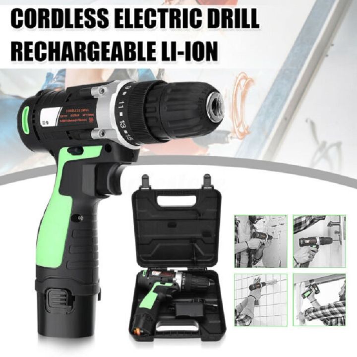 Multifunctional%20Electric%20Hand%20Drill%20Household%20Cordless%20Screwdriver%20Drill%20Rechargeable%20Power%20Tools%20Screwdriver%20-%20Image%203