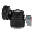 Mini Ball Head Tripod Head with Universal 1/4 Inch Screw Mounts for DSLR Cameras Flash Tripod Monopod Fill Light Easy Install Easy to Use. 