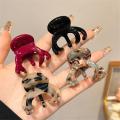 Fashion French Hair Claw Clips Acetate Retro High Ponytail Holders Elegant Hair Accessories for Women Girls. 