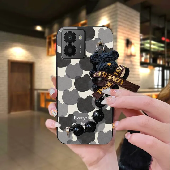 soft%20case%20Bear%20bracelet%20Phone%20Case%20For%20Nokia%20HMD%20Fusion%20protective%20case%20phone%20case%20Waterproof%20Black%20pearl%20pendant%20cute%20-%20Image%204