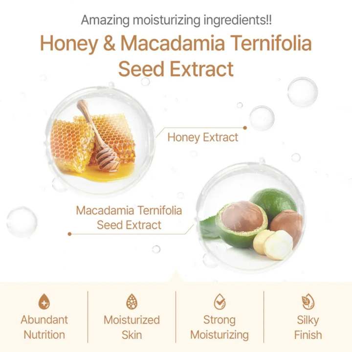 KUNDAL%20Honey%20&%20Macadamia%20Pure%20Natural%20Moisturizing%20Refreshing%20Body%20Lotion%20White%20Musk%20500ml%20-%20Image%205