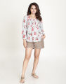 Spring & Summer Two Way Smocked Top. 