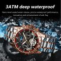 POEDAGAR brand fashionable business luxury waterproof automatic mechanical men's watch. 