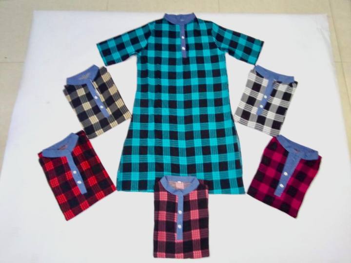 Women's Mandarin  Kurta Stripes Top