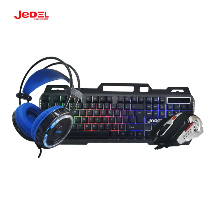Jedel CP02 gaming Combo Keybord Mouse Headset