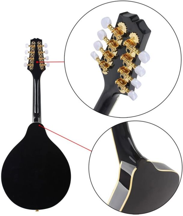 SUZUKI%20Spruce%20Wood%208-string%20Electro-acoustic%20A%20Type%20Mandolin%20Instrument%20-%20Image%205