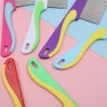Pet Hair Accessories Stainless Steel Dog Flea Comb Fine Toothed Seahorse Shape Pet Hair Comb Long Short Lice Comb Massage. 