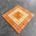1 PC Wooden Placemats Dining Table Mats / Tea Cups and plates Table Decor / Wooden Coaster Mats / Insulation Wooden Pad Coaster / Kitchen Supplies Dining Table Mats. 