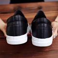 Classic Men Slip On Casual Leather Shoes Low Top Outdoor Flats Sneakers Comfortable Lazy Loafers Height Increase Shoes For Man. 