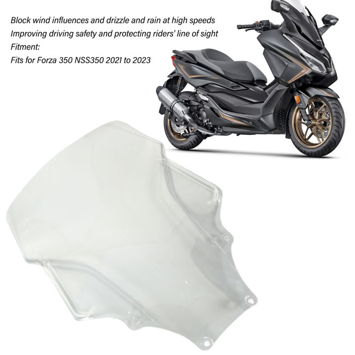 For%20Honda%20Forza%20350%20NSS350%2057cm%20Front%20Wind%20Deflector%20Windshield%20Wind%20Deflector%20Windscreen%20Fairing%20Spoiler%20Guard%20Shield%20-%20Image%204