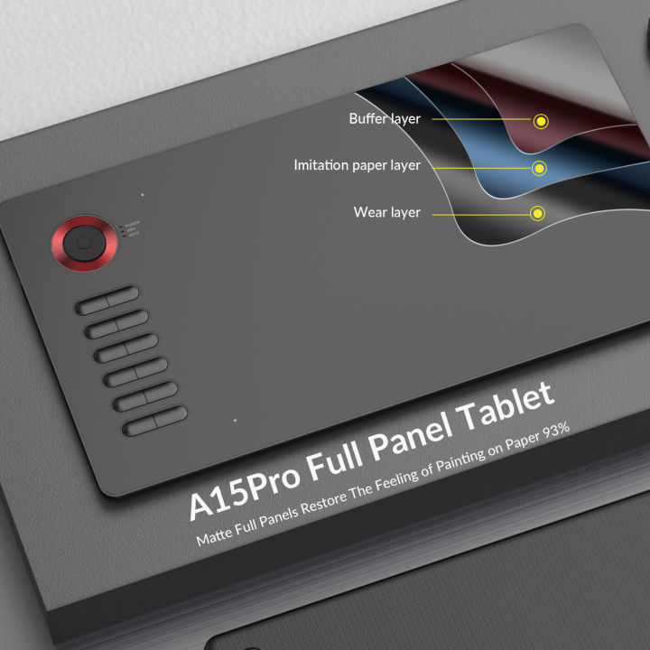 (VEIKK%20Official%20store)%20VEIKK%20A15PRO%20Graphics%20Drawing%20Tablet%2016384%20Pressure%20Sensitivity%2010%20x%206%20inch%20Large%20work%20area%20Digital%20Drawing%20Pad%20with%20Passive%20Stylus%2012%20Hotkeys%20with%20a%20Scoll%20Wheel%204%20color%20to%20choose%20-%20Image%208