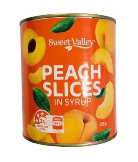 Peach Slices in Syrup 825g