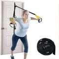 Pull Rope Multifunction Yoga Fitness Equipment Black Durable Resistance Band Easy Set Up Space Saving Gym Attachment Elastic Training. 