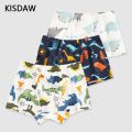 3Pcs/Lot Boys Boxers Briefs Cotton Dinosaur Patterns Breathable Kids Underwear Panty Comfortable Washable Children Panties 2-14T. 