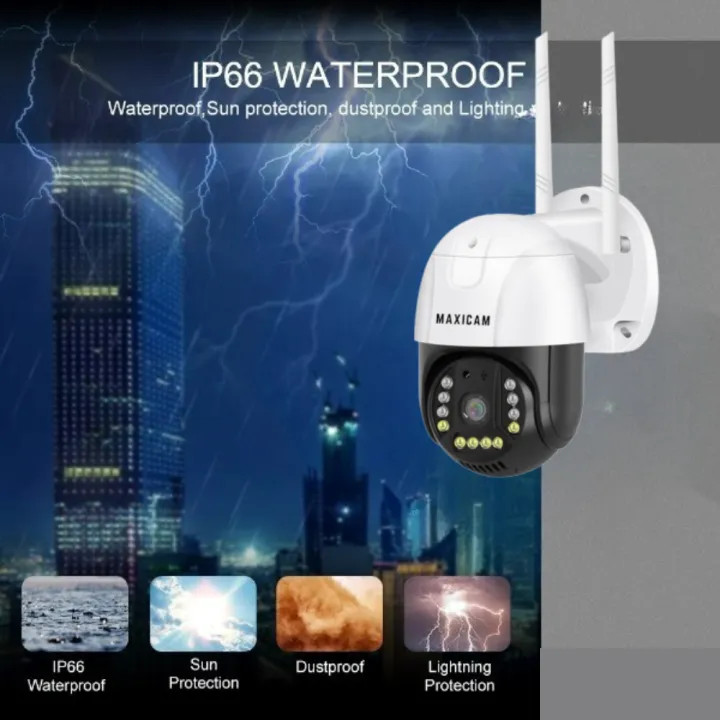 Maxicam%203MP%20HD%20Waterproof%20Outdoor%20Camera%20WIFI%20Speed%20Dome%20Security%20Camera%20Wireless%20Full%20Colour%20IP%20Camera%20CCTV%20(V380)%20-%20Image%202