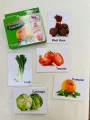 Flash Cards Fruits Animals Vegetables -150 Cards - Baby kids Early Educational Toys Gift. 