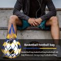 1 Nylon Net Bag Ball Carrier Mesh Bag Volleyball Basketball Football Soccer Organizer Network Bag for Outdoor. 
