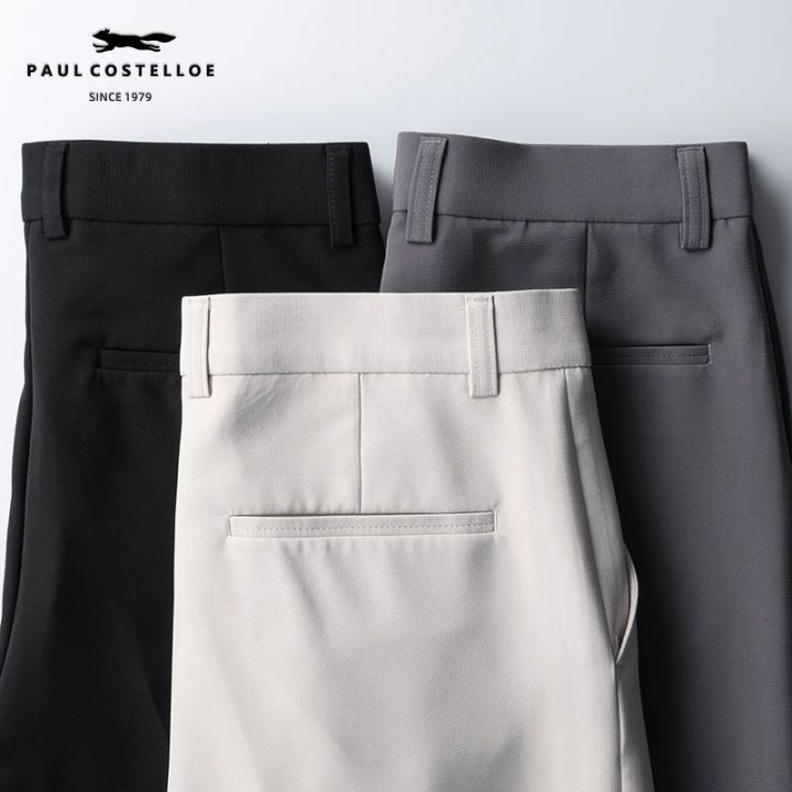 Han%20Shu%20Spring%20and%20Autumn%20High-End%20Draping%20Suit%20Pants%20Men's%20Summer%20Straight%20Slim%20Fit%20Trousers%20Casual%20Suit%20Pants%20Formal%20Wear%20Cropped%20Pants%20-%20Image%202