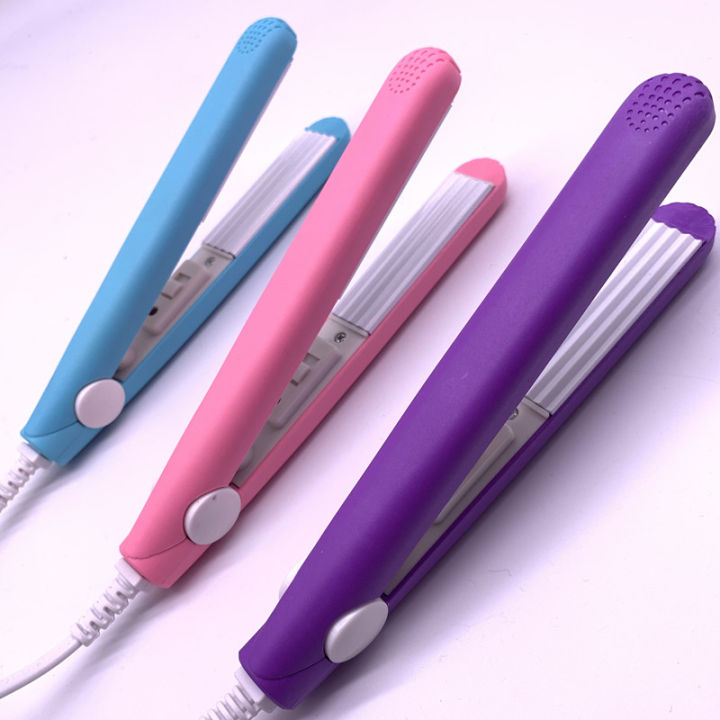 Haidi Mini Hair Straightener Professional Hair Tool Smoothing Corrugated Travel Straightening Irons Flat Irons For Hair