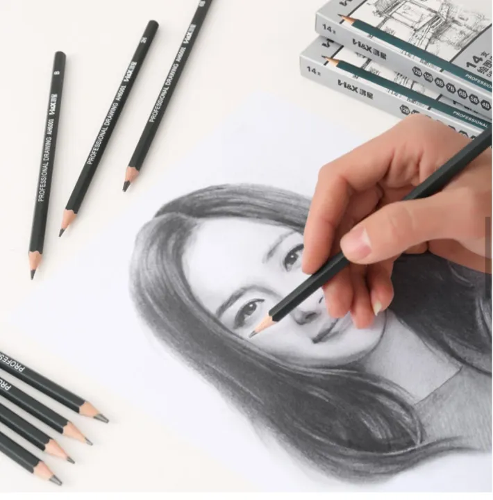 Artist%20pencil%2014%20sized%20pcs%20SET%20Sketching%20Pencils%2014%20Professional%20Sketch%20and%20Drawing%20Pencils%20-%20Art%20Pencils%20-%20Drawing%20Pencil%20Kit%20pack%20of%2014%20-%20Graphite%20Pencils%20for%20beginners%20and%20Pro%20Artists%20-%20Image%204