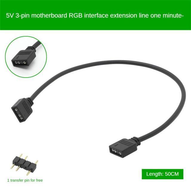 8 Adapter Ports Motherboard Rgb Sync Splitter 12v 4pin Rgb / 5v 3pin ...