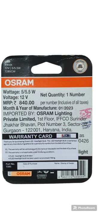 Osram%20H4/HS1%20Motorcycle%20LED%20Headlight%20-%20Image%202