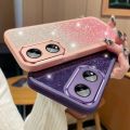 For OPPO A18 4G / A38 4G Back Cover Luxury Gradient Glitter Cute Bling Full Camera Lens Protection Case Soft Silicone Slim Phone Cases for Women Girls. 