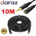 (1.5M / 3M / 5M / 10M ) 3.5mm JackAUX Audio Cable 3.5 Male to Female Cablefor Car Headphone MP3/4 Microphone Stereo 3.5 Audio Adapter for PC Headset. 
