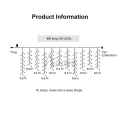 Auoyo Light Strip Christmas Lights Icicle Lighting 4M Curtain String Lights Waterproof Socket Party Garden Eaves Outdoor Decoration For Wedding Party Home Garden Street. 
