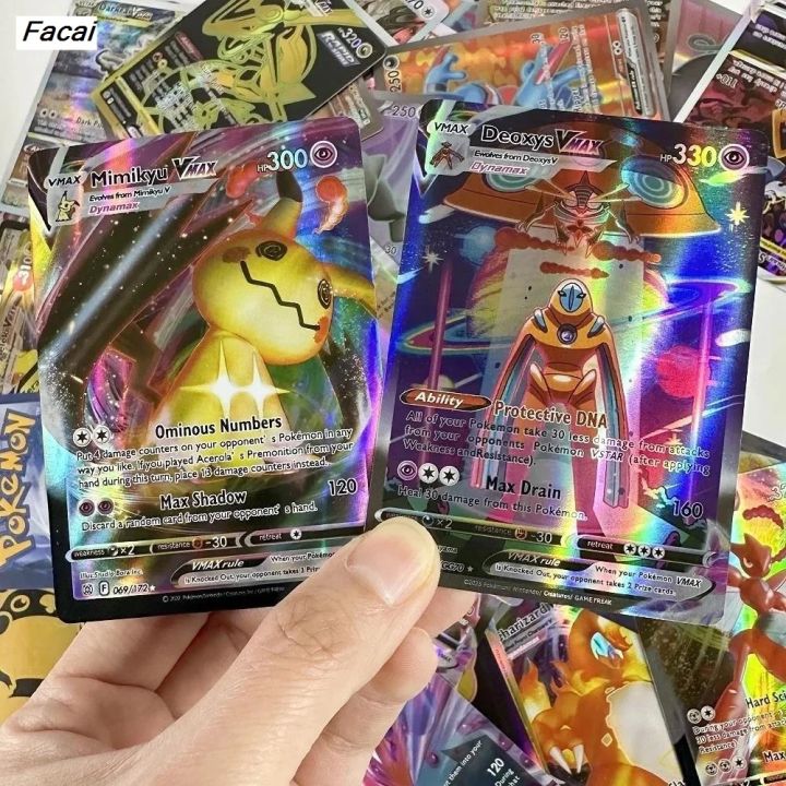 Facai%202024%20English%20Language%20Version%20Pokemon%20Cards%20100Pcs%20Pokemon%20Cartas%20Luxury%2038%20V%2059MAX%20GX%20Children%20Battle%20Game%20Tag%20Team%20Shining%20Vmax%20-%20Image%204