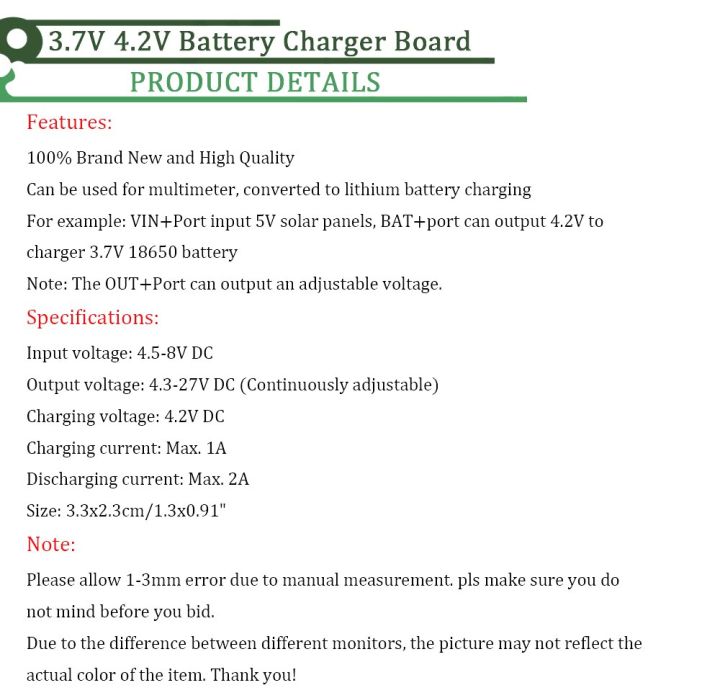 Lithium%20Li-ion%2018650%203.7V%204.2V%20Battery%20Charger%20Board%20DC-DC%20Step%20Up%20Boost%20Module%20TP4056%20DIY%20Kit%20Parts%20-%20Image%202
