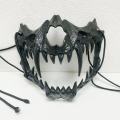 Halloween 3D Skeleton Masks Horror Skull Half Face Mask Horror Demons Wolf Cosplay Costume Ball Carnaval Party Props Mask Masque. 