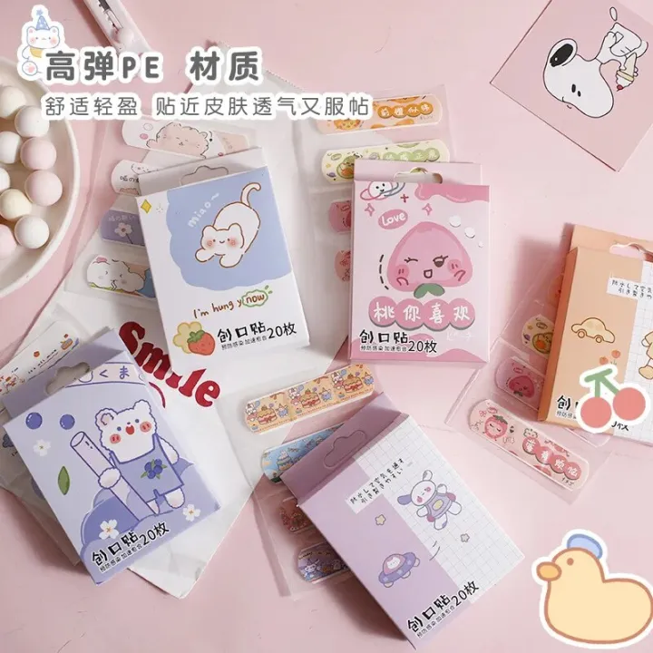 20pcs%20Cute%20Cartoon%20Kids%20Baby%20Bandages%20Adhesive%20Waterproof%20Breathable%20Bandages%20First%20Aid%20Band%20Aid%20Emergency%20Kit%20Wound%20Plaster%20-%20Image%203