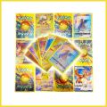 pokemon cards golden Pokemon 3D Shining Rainbow Cards English Spanish Vmax Gx Charizard Pikachu Trading Game Collection Battle Card Children Toy GiftParty Games Crafts. 