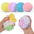 Ball Squeeze Toy Sequin Grape Ball Stress Relief Toy for Kids Adults Squeeze Rebound Sensory Toy Small Stress Ball. 