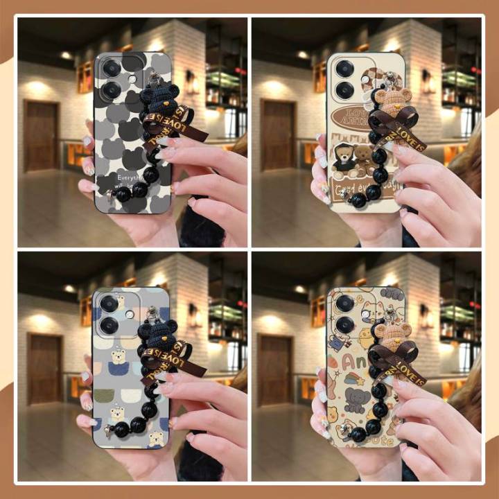 Black%20pearl%20pendant%20Back%20Cover%20Phone%20Case%20For%20OPPO%20A3X%20Global/A3Global/A40%204G%20Global%20Cartoon%20silicone%20Anti-knock%20cute%20-%20Image%204