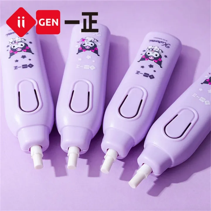 %E3%80%90HOT%E3%80%91%201Pcs%20Sanrio%20Series%20Kuromi%20Cute%20Cartoon%20Electric%20Eraser%20Effortless%20Correction%20Cleaning%20Mistake%20Rubber%20School%20Student%20Stationery%20-%20Image%203