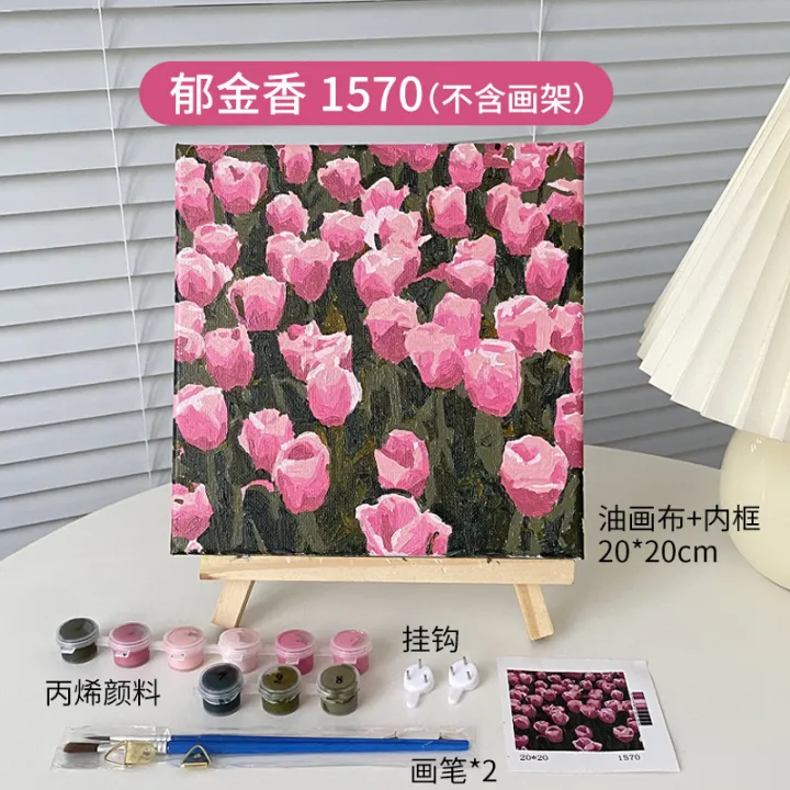 Digital%20Oil%20Painting%20diy%20Children's%20Decorative%20Painting%20Hand%20Painted%20Landscape%20Oil%20Painting%20Student%20Hand-Colored%20Texture%20Painting%20-%20Image%208