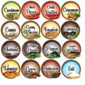Round Spice Bottle Labels. 